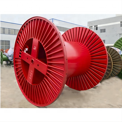 Bobbin Reel en acier ondulé pour le fil et la machine de fabrication de câbles