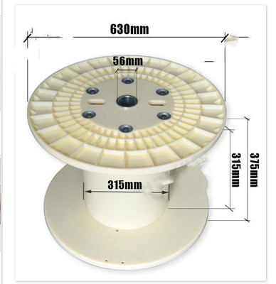 Fabrication de câbles en plastique de Bobbin Spool For Wire And d'ABS