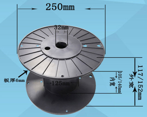 Fabrication de câbles en plastique de Bobbin Spool For Wire And d'ABS