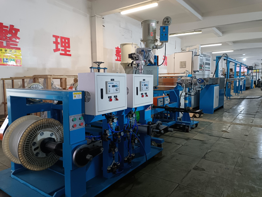 φ90mm+φ50mm Machine d'extrusion de câbles et de câbles à haute vitesse