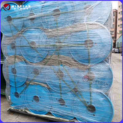 Bobine en acier ondulé pour l'enroulement de fils et câbles - Tambour de câble robuste/Bobines en acier/Câbles à fibres optiques