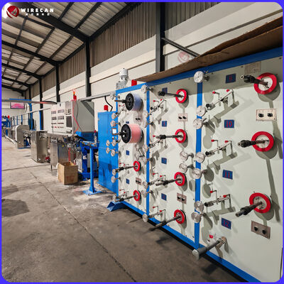 WRK-50 ligne de production de câbles à fibres optiques en tube lâche / machine d'extrusion de tubes à fibres optiques