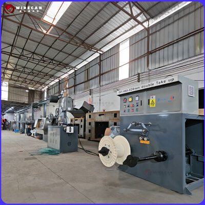 Ligne d'extrusion de câbles de contrôle PLC GF-80+60+50mm pour la production de câbles de bâtiment