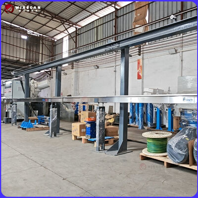 Ligne d'extrusion de câbles de contrôle PLC GF-80+60+50mm pour la production de câbles de bâtiment