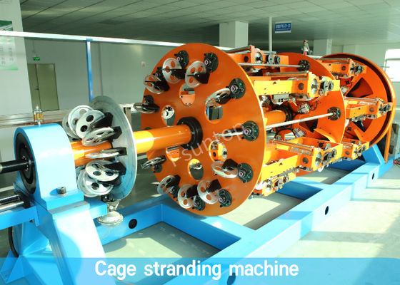 la chaîne de production de câble optique de fibre de l'évasion 120mpm mettent en cage échouer le type