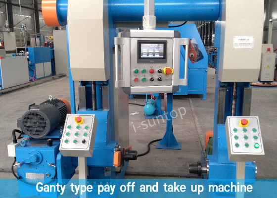 Machine d'extrusion de câble optique de fibre de 144 noyaux avec la mise en gaine d'armure