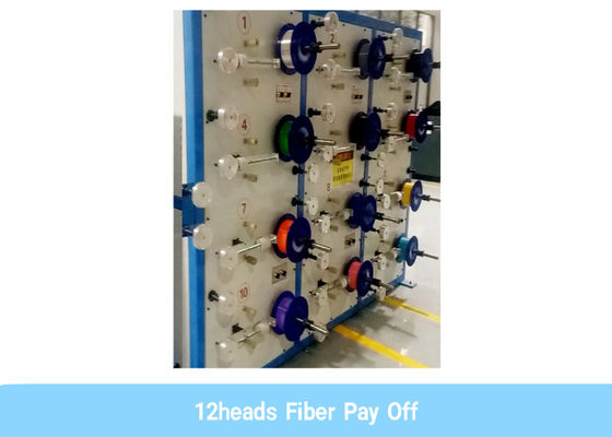 300m / Min Optic Fiber Buffering Line pour PBT enduisant le câble central de tube