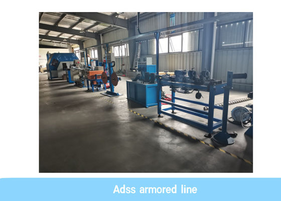 Processus de fabrication de câble de mode unitaire, machine de fabrication de câble aérien d'ADSS