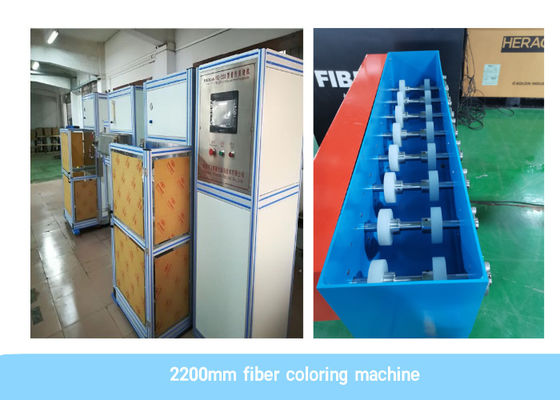 Four de traitement UV de Siemens de double automatique de PLC 2200m/Min Fiber Coloring Machine With