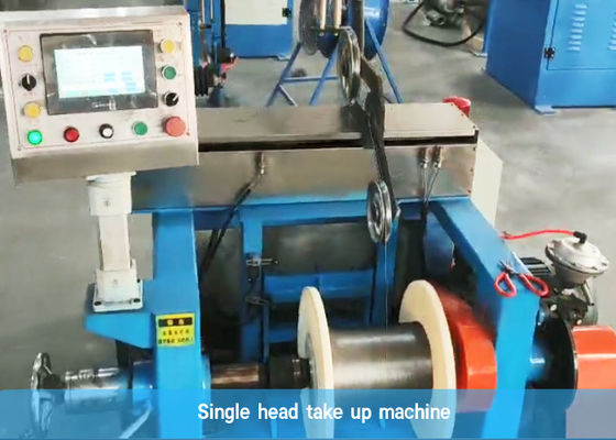 Chaîne de production simple de câble d'EVA Coating Machine Fiber Optic de fil d'acier de la tête 21kw