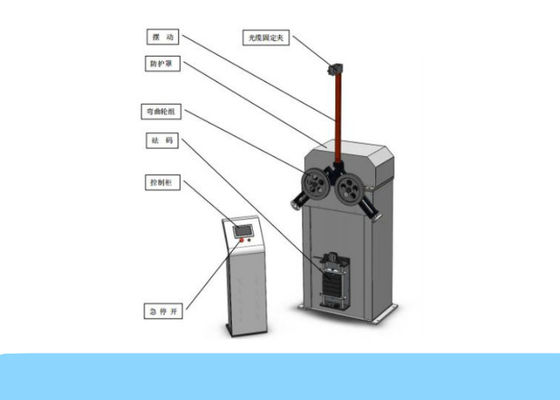 Équipement de test de recourbement répété standard de câble optique de la fibre IEC-60794-1-2