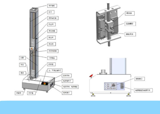 équipement d'essai d'écrasement de câble optique de la fibre 50Hz