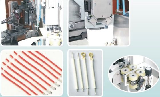 Fil 2.0T complètement automatique coupant la machine de dépouillement et de rabattement horizontale